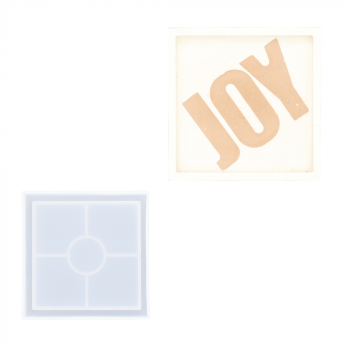 Jesmonite ac100 minikit coaster matrita patrata hexagon [4]