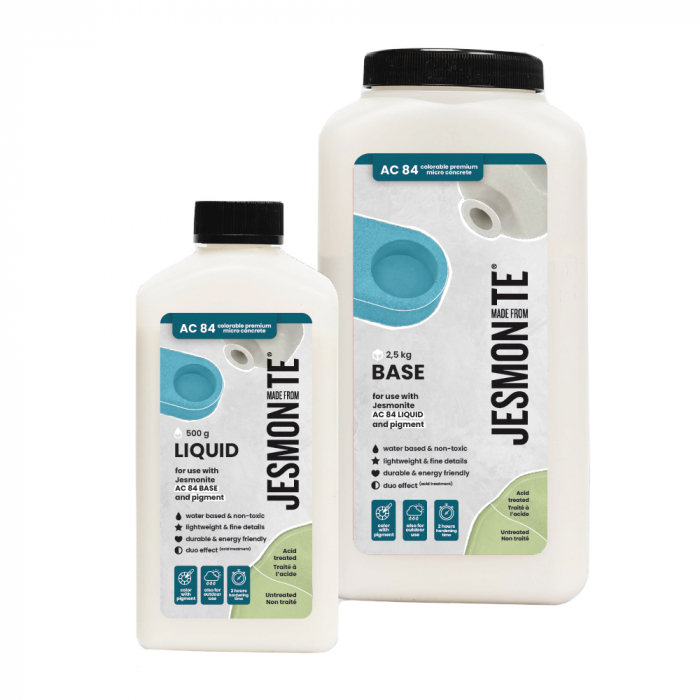 Jesmonite AC84 DUOSET – 500 ml Lichid & 2500 gr Bază [4]