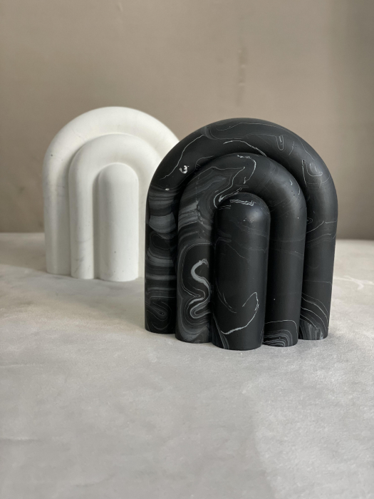 Suport lateral pentru carti bookend Jesmonite [2]