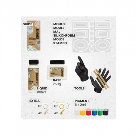 Jesmonite ac100 minikit EARRINGS [2]