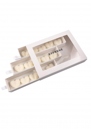 WAX MELTS - CUTIE CU 15 PRALINE DE CEARA  - Mosc Alb & Rufe Curate