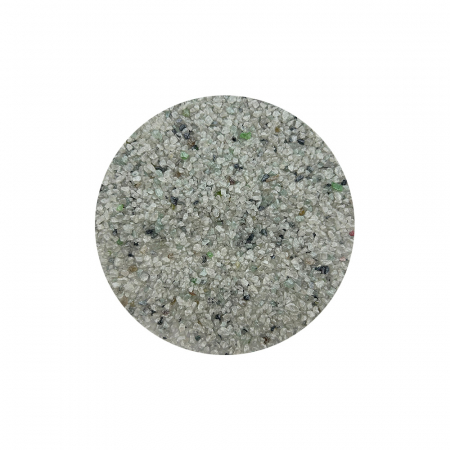 GlassRoxx - Granule din sticla reciclata GlassRoxx 500 gr Silver