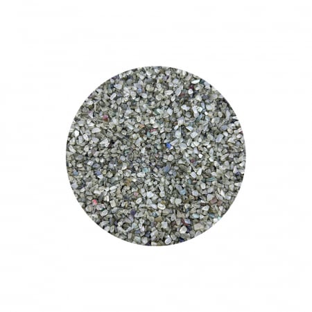 GlassRoxx - Granule din sticla reciclata GlassRoxx 500 gr Silver grey