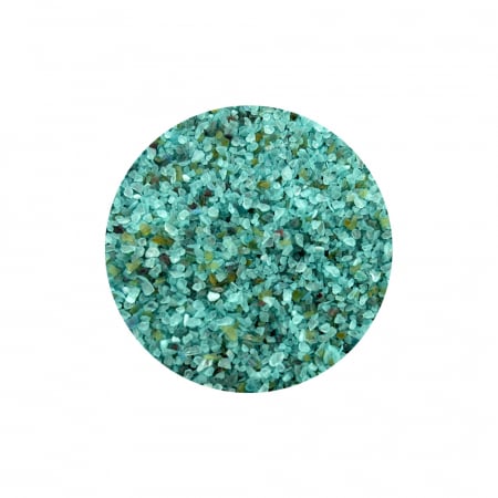 GlassRoxx - Granule din sticla reciclata GlassRoxx 500 gr Turquoise blue