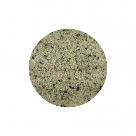 GlassRoxx - Granule din sticla reciclata GlassRoxx 500 gr Creamy white