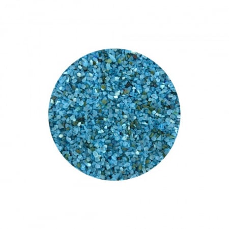 GlassRoxx - Granule din sticla reciclata GlassRoxx 500 gr Sky blue