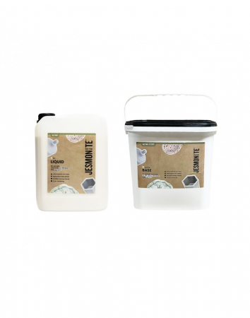 Jesmonite AC100 - Jesmonite AC100 BOX DUOSET 5 L lichid & 12,5 Kg Baza