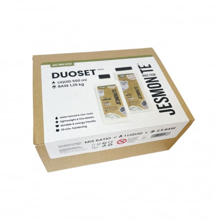 Jesmonite AC100 - Jesmonite AC100 BOX DUOSET 1L Lichid & 2,5Kg Bază