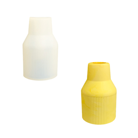 JESMONITE - Silicone mold 4,2cm x 5,5cm x 10cm - Flower vase / Diffuser