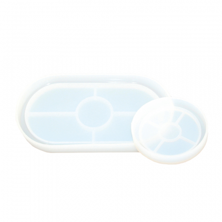 Matriță Jesmonite Coaster Rotund 8 cm - Proiecte DIY și Decorative [3]