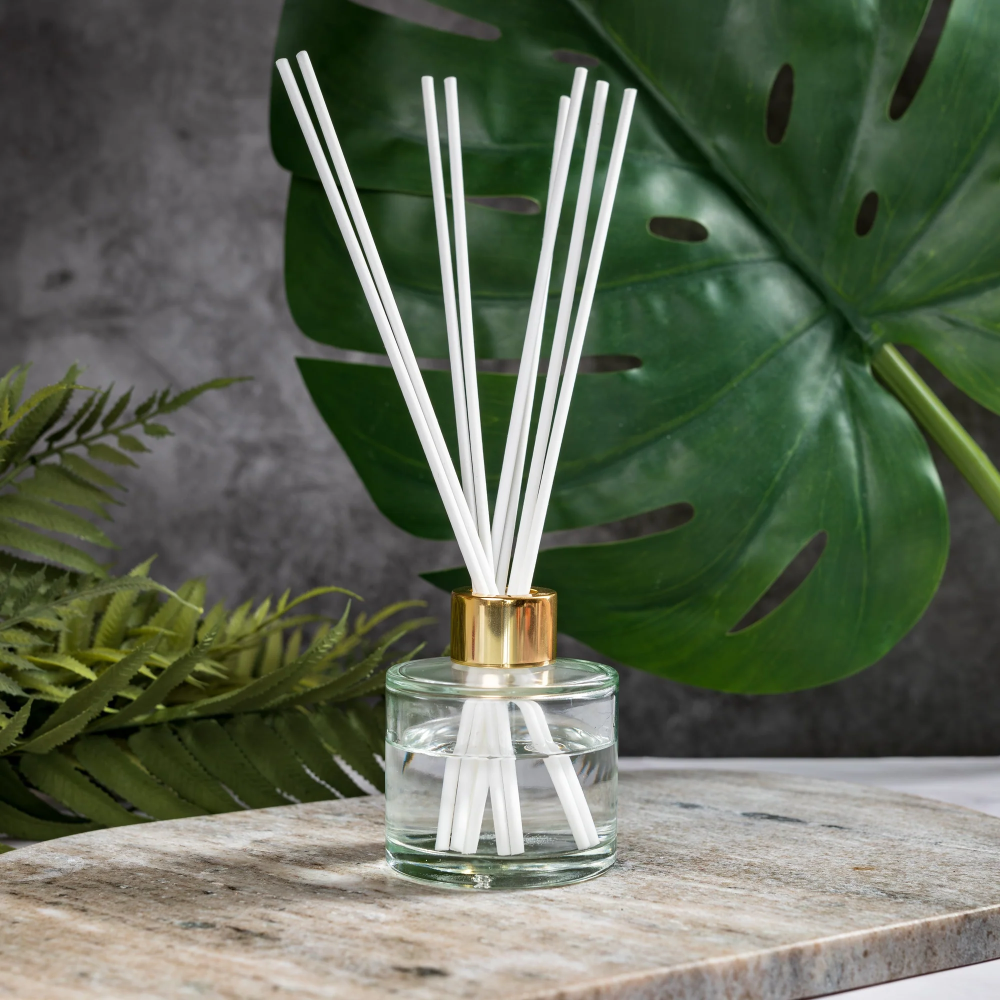 Lumanari - Sticla transparenta Lotti pentru difuzor de parfum, 100 ml