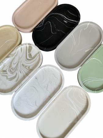 Jesmonite Oval Tray [1]