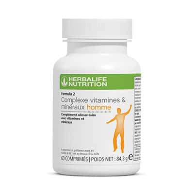Mentinere Greutate - Formula 2 - Complex vitamine & minerale - Barbati