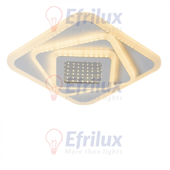 Aplica LED 80W, cu 3 aprinderi, patrata, efect infinit [2]