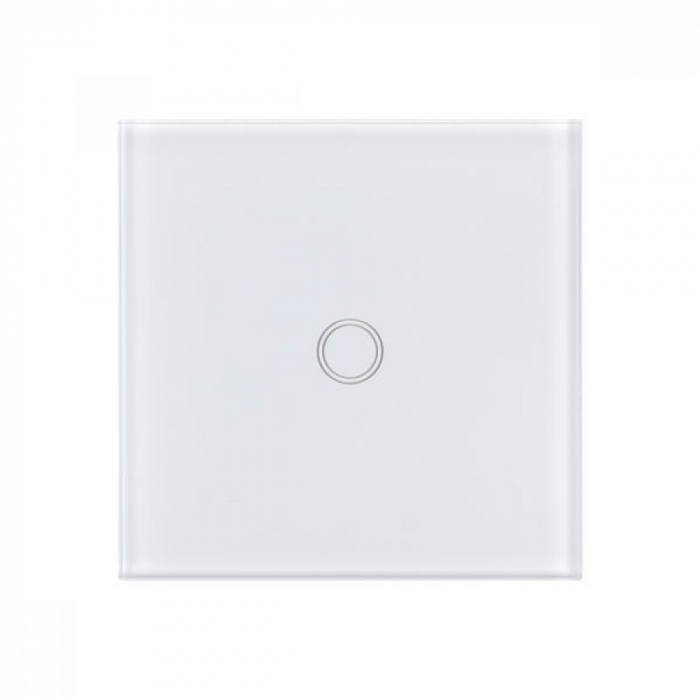 Intrerupator touch simplu + telecomanda RF, alb [2]
