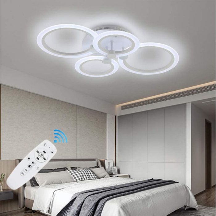 EVL304-DL75L044 LUSTRA LED CERCURI 56W CU 4 BRATE 3 CULORI+IR 580mm x 90mm [1]