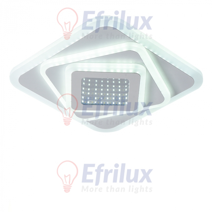 Aplica LED 80W, cu 3 aprinderi, patrata, efect infinit [3]