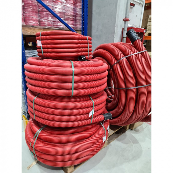 EVL287-CAFD50 Teava corugata pe protectie cablu de 50mm (rola 50m) [3]