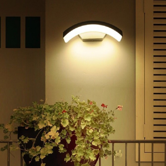 EVL376-SPN75954 Aplica LED de exterior bumerang, 24W=160W, 3000K, lumina calda, 2160Lm, IP65 [2]