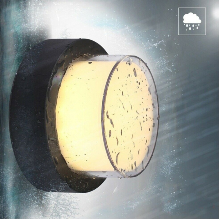 EVL377-SPN75957 Aplica LED de exterior, Ø160mm, 12W=75W, 3000K, lumina calda, 1080Lm, IP65 [2]