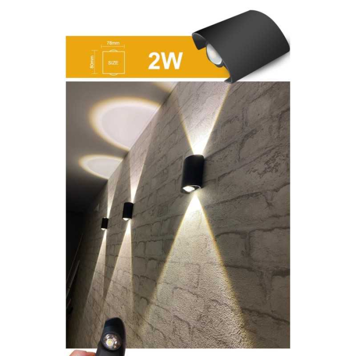 Aplica Led De Fatada 2W Lumina calda [3]