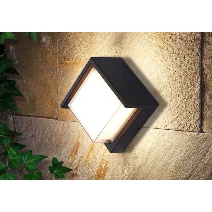 Aplica LED Moderna Patrat Exterior 12W Lumina calda [2]