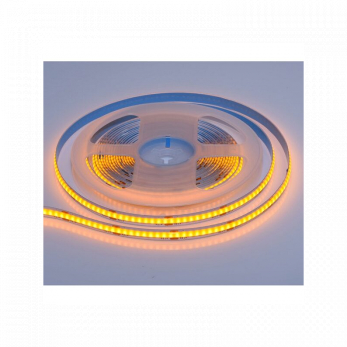 BANDA LED 24V COB 3000K LUMINA CALDA in stoc [2]