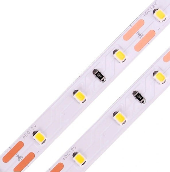 Banda LED • 60LED / m • 12V • 4.8W • 6000K • IP20 • 490lm • 8mm [1]