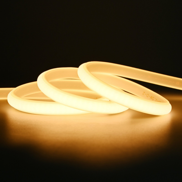 Banda LED COB 288LED/M • 220V • 9W • 3000K • IP67 • 600lm • 10mm [2]