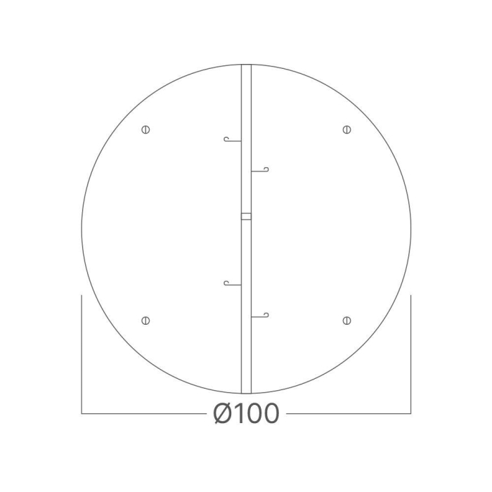 CLAPETA 100mm pentru ventilator axial [2]