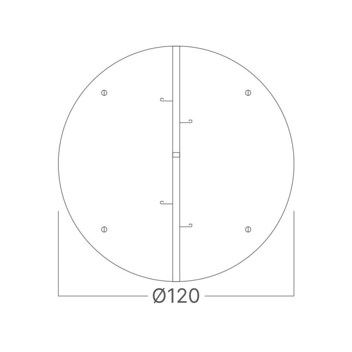 CLAPETA 120mm pentru ventilator axial [2]