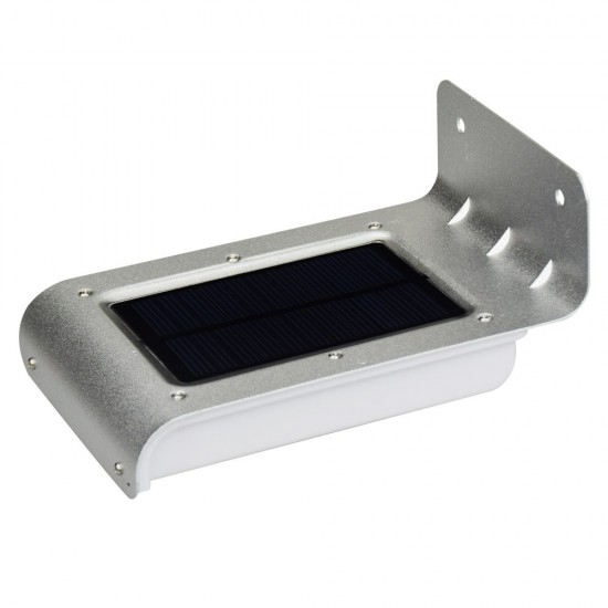 Lampa Perete 0.55W Cu Panou Solar + Senzor Miscare [8]