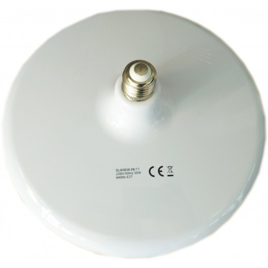 Bec Led E27 model UFO, 30W=200W, 6400K, lumina rece [3]