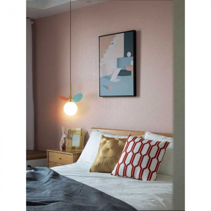 Lustra Colorat Pe Cablu cu Glob Mat G9x1 [3]
