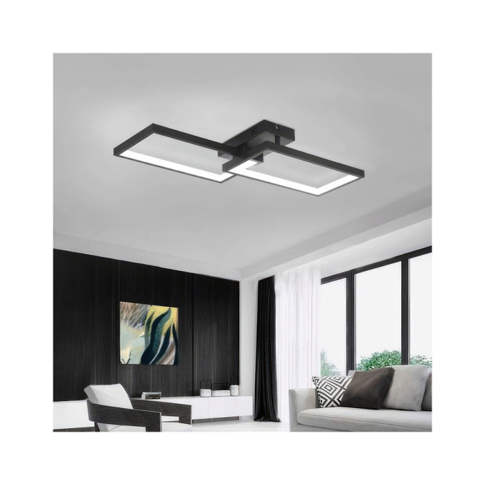 LUSTRA LED 40W NELA-SS1-RND telecomanda IP20 NEGRU [2]