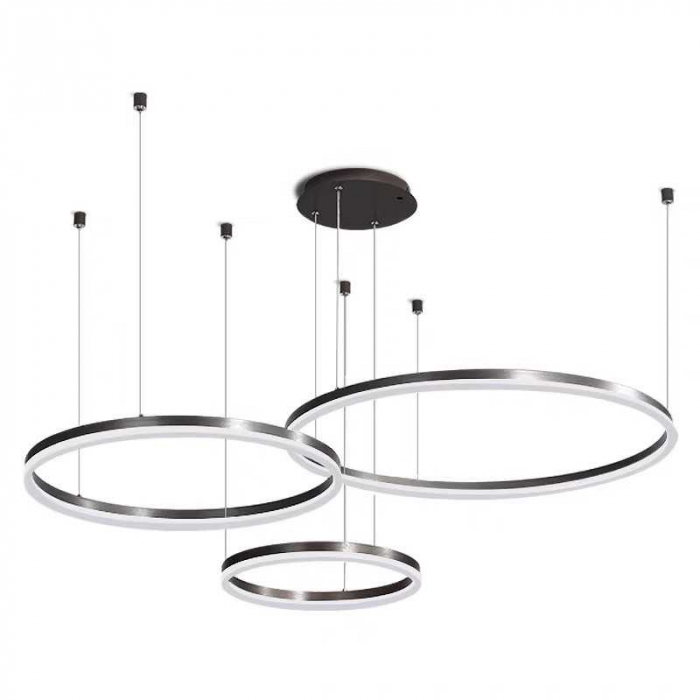 Lustra LED Maro 3cecuri 60cm+40cm+30cm cu Telecomanda wifi 2.4G lumina/rece/calda/neutra intensitate reglabila [2]