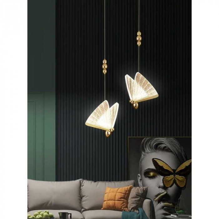 Lustra Pe Cablu cu LED Fluture 12W 3000K/4000K/6500K [5]