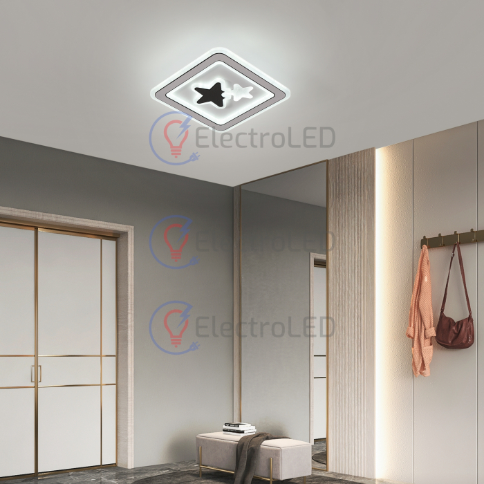 Plafoniera Anna Square 98W, 3 faze de lumin [3]