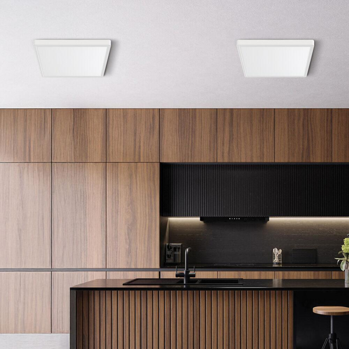 PLAFONIERA LED 36W 3in1 2600lm IP40 ALB JADE SQR SLR [2]