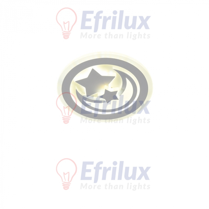 Plafoniera LED Moon Circle 68W, 3 faze de lumina [3]