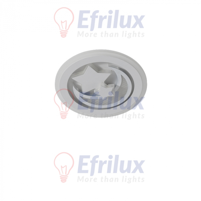 Plafoniera LED Moon Circle 68W, 3 faze de lumina [5]