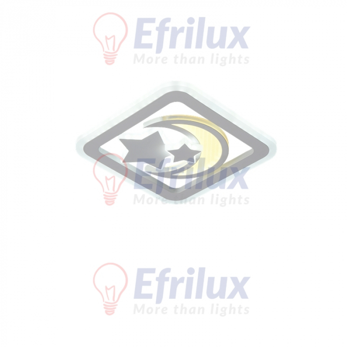Plafoniera LED Moon Square 78W, 3 faze de lumina [2]