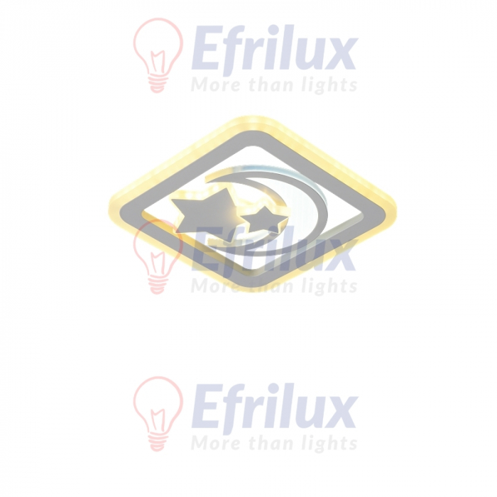 Plafoniera LED Moon Square 78W, 3 faze de lumina [4]