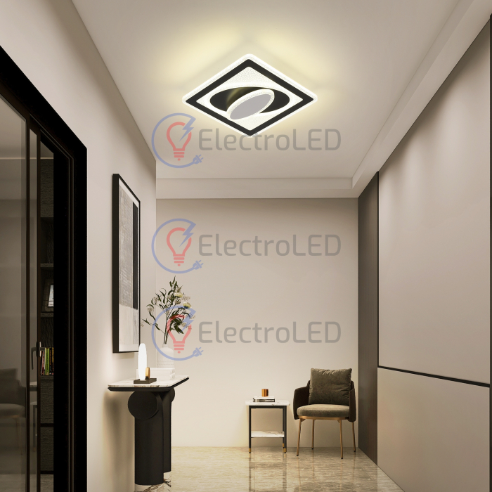 Plafoniera Rina Black 86W, 3 faze de lumina [3]