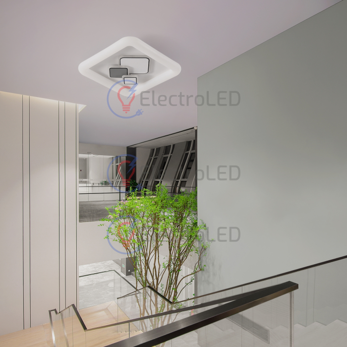 Plafoniera Smart Square 88W, 3 faze de lumina [2]
