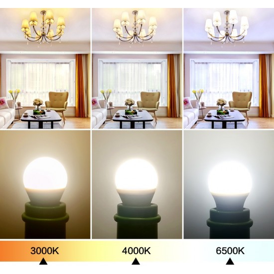 Bec LED cu lumina adaptabila, model glob A60, 12W=100W, 1080Lm [3]