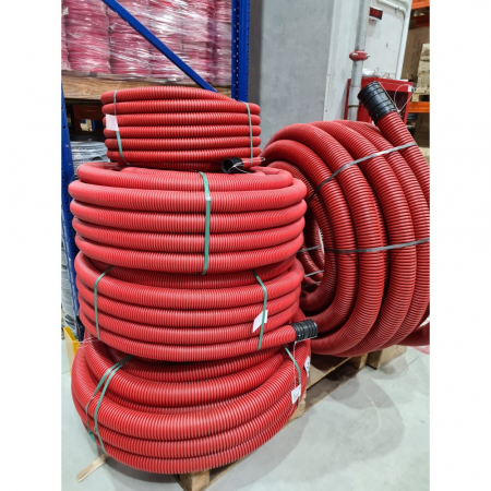 EVL288-CAFD63 Teava corugata pe protectie cablu de 63mm (rola 50m) [2]