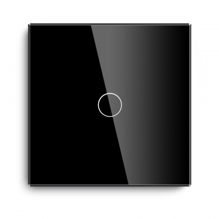 Prize si Intrerupatoare - Intrerupator touch cap scara, negru,