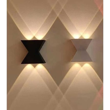 Aplice & Plafoniere - Aplica cu LED Negru perete 6W lumina calda