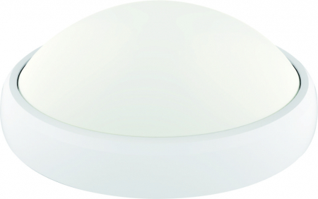 Plafoniere LED - Aplica LED bat de exterior IP44 Rotunda Alba Fi220, 12W=75W, 6400K, lumina rece
